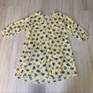 Yellow floral dress (never worn)